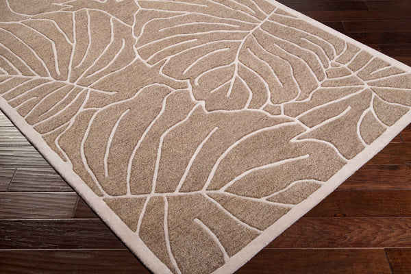 Surya Studio Sr-138 9' X 13' Hand Tufted Nz Wool Rug - Modern Decor For Your Home With 1-year Warranty Light Brown Nz Wool Sr138-913