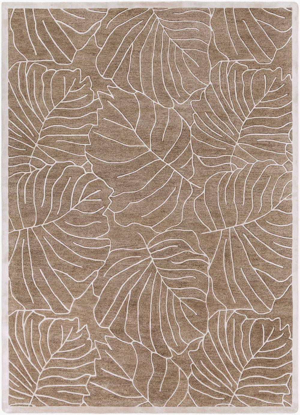 Surya Studio Sr-138 9' X 13' Hand Tufted Nz Wool Rug - Modern Decor For Your Home With 1-year Warranty Light Brown Nz Wool Sr138-913