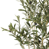 Christopher Knight Home® - Noble House - Taos 4' X 1.5' Artificial Olive Tree, Green