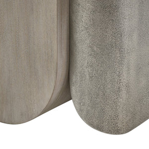 Bernhardt Nexus Sculptural Mahogany Dining Table with Graphite Cast Aluminum Base — Timeless Modern Centerpiece K2142