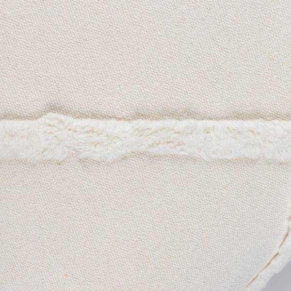 Surya Sarah Srh-001 Modern 18"X18" Cotton Accent Pillow - Stylish Comfort For Your Contemporary Home Decor Cream Cotton,Cotton Srh001-1818p