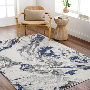 Livabliss Sunrise Mid-century Modern Area Rug Turkish Woven Polypropylene Living Room Accent SRI2303-71010