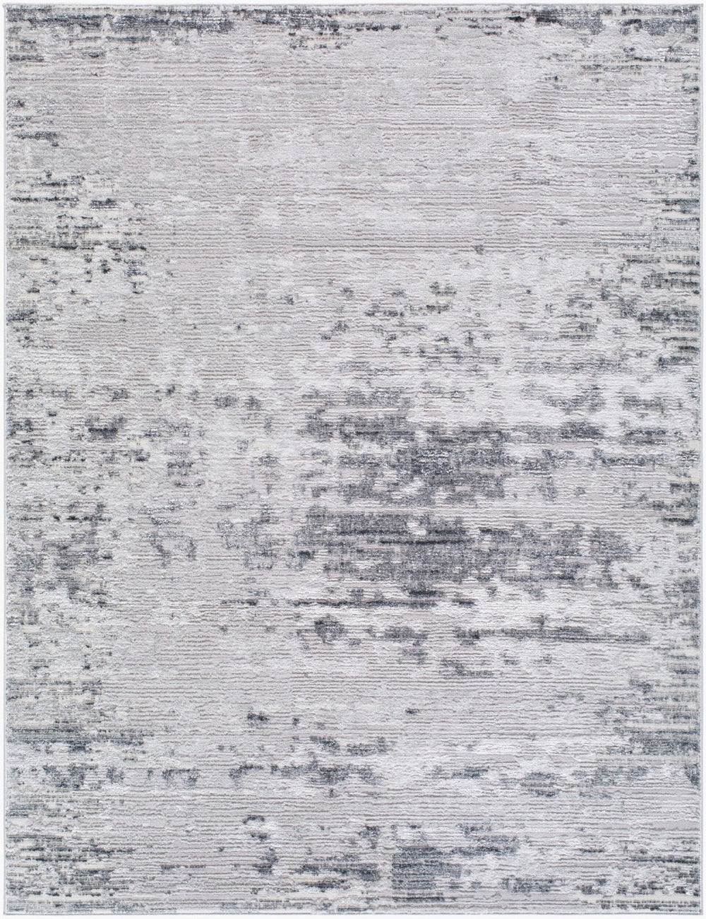 Livabliss Sunrise Geometric Mid-century Modern Polypropylene Accent Rug for Entryway or Bath Light Slate, Li 5'3" x 7' SRI2305-537