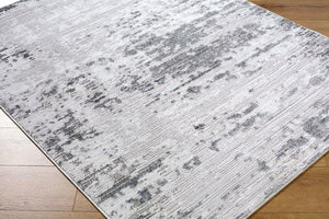 Livabliss Sunrise Geometric Mid-century Modern Polypropylene Accent Rug for Entryway or Bath Light Slate, Li 7'10" x 10' SRI2305-71010