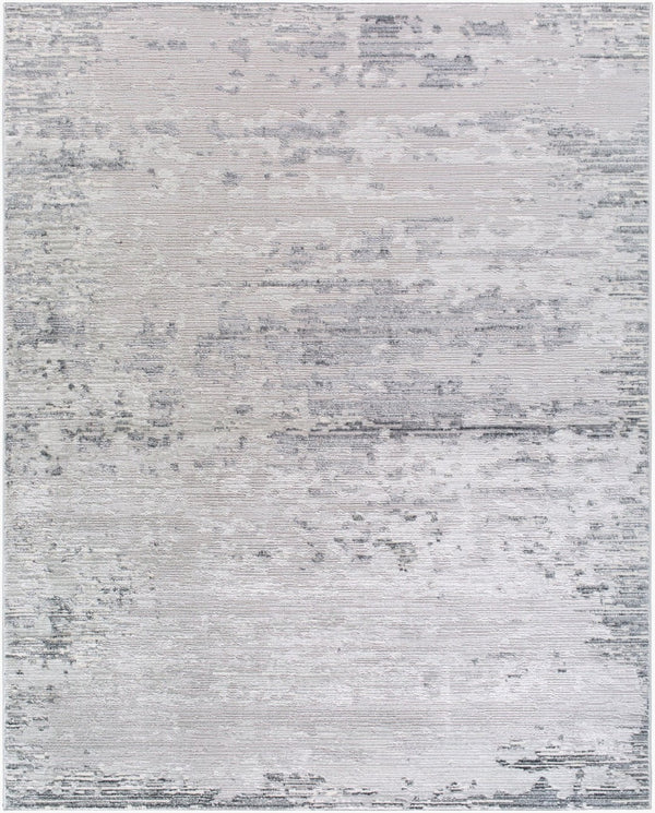 Livabliss Sunrise Geometric Mid-century Modern Polypropylene Accent Rug for Entryway or Bath Light Slate, Li 7'10" x 10' SRI2305-71010