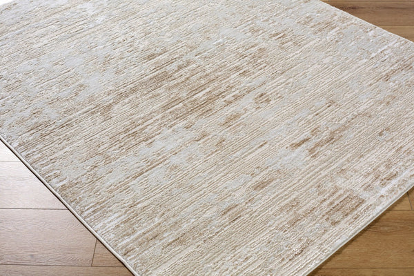 Livabliss Sunrise Machine Woven Geometric Area Rug Mid Century Modern Style for Entryways Beige, Tan 2' x 2'11" SRI2306-2211