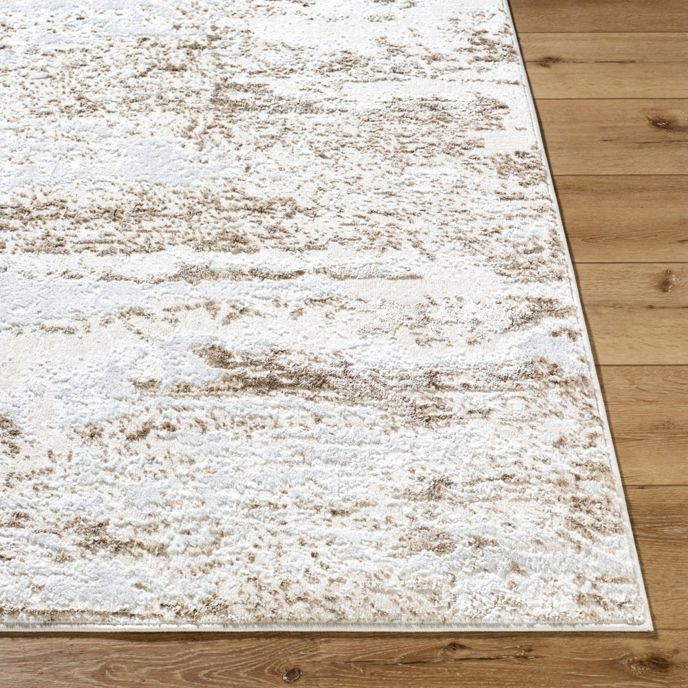 Livabliss Sunrise Geometric Mid-century Modern Area Rug Turkish Woven Polypropylene Entryway Accent Tan, Cream 2' x 2'11" SRI2308-2211