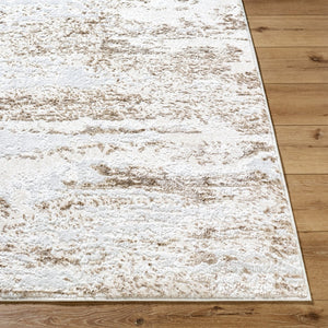 Livabliss Sunrise Geometric Mid-century Modern Area Rug Turkish Woven Polypropylene Entryway Accent Tan, Cream 2' x 2'11" SRI2308-2211