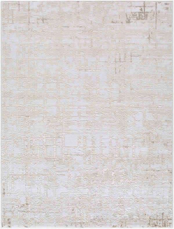 Livabliss Sunrise Geometric Mid-century Modern Polypropylene Area Rug for High Traffic Rooms Beige, Tan 2' x 2'11" SRI2310-2211