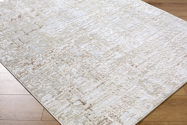 Livabliss Sunrise Geometric Mid-century Modern Polypropylene Area Rug for High Traffic Rooms Beige, Tan 2' x 2'11" SRI2310-2211