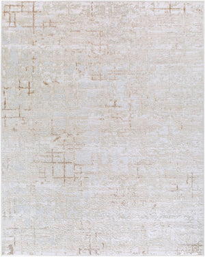Livabliss Sunrise Geometric Mid-century Modern Polypropylene Area Rug for High Traffic Rooms Beige, Tan 7'10" x 10' SRI2310-71010
