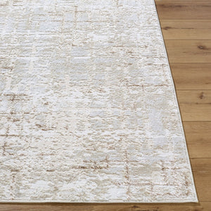 Livabliss Sunrise Geometric Mid-century Modern Polypropylene Area Rug for High Traffic Rooms Beige, Tan 2' x 2'11" SRI2310-2211
