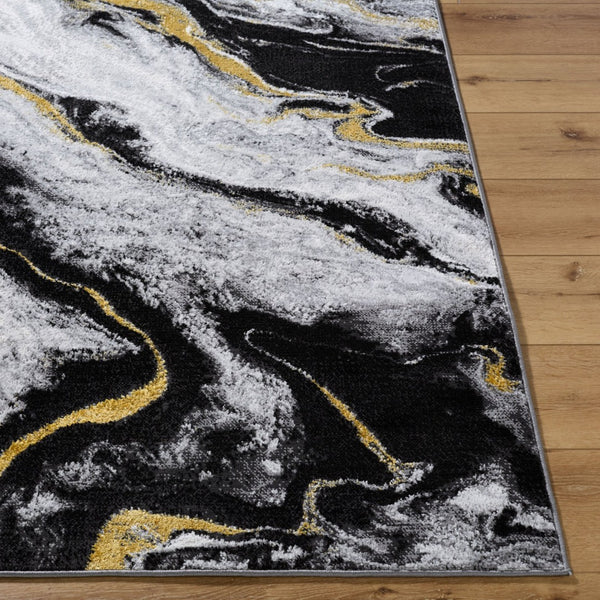 Livabliss Sunrise Mid-century Modern Machine Woven Polypropylene Accent Rug for Entryways Light Slate, Iv 5'3" x 7' SRI2311-537