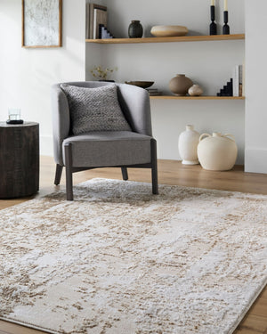 Livabliss Sunrise Geometric Mid-century Machine Woven Polypropylene Accent Rug for Entryways Tan, Mustard 2' x 2'11" SRI2312-2211