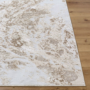 Livabliss Sunrise Machine Woven Polypropylene Blend Rug Mid Century Modern Accent for Entryways Tan, Mustard 7'10" x 10' SRI2314-71010