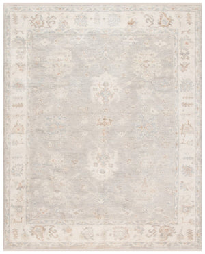 Safavieh Samarkand 106 Hand Knotted  Rug Ivory / Silver SRK106A-9