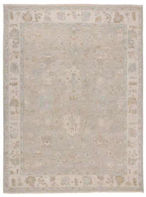 Safavieh Samarkand 106 Hand Knotted  Rug Ivory / Silver SRK106A-9