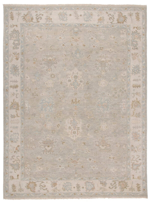 Safavieh Samarkand 106 Hand Knotted  Rug Ivory / Silver SRK106A-9