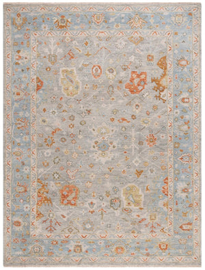 Safavieh Samarkand 129 Hand Knotted Traditional Rug Blue / Grey SRK129M-9