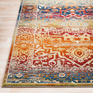 Livabliss Serapi Medallion Border Persian Polypropylene Accent Rug for Entryway or Hallway SRP1011-23