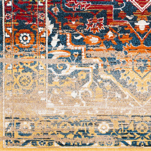Livabliss Serapi Medallion Border Persian Polypropylene Accent Rug for Entryway or Hallway SRP1011-23