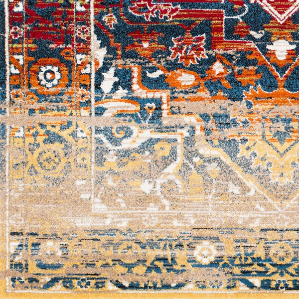Livabliss Serapi Medallion Border Persian Polypropylene Accent Rug for Entryway or Hallway SRP1011-23