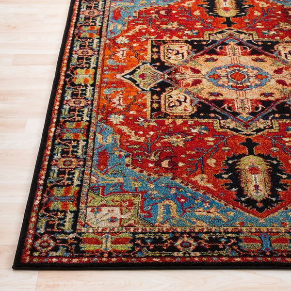 Livabliss Serapi Medallion Runner Rug Polypropylene Hallway Entryway Traditional Persian Style SRP1014-2773