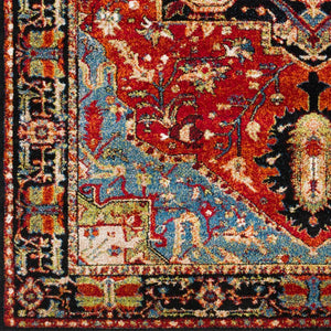 Livabliss Serapi Medallion Runner Rug Polypropylene Hallway Entryway Traditional Persian Style SRP1014-2773