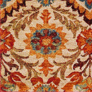 Livabliss Serapi Medallion Area Rug Persian Tribal Style Polypropylene Weave for Living Room SRP1016-93126