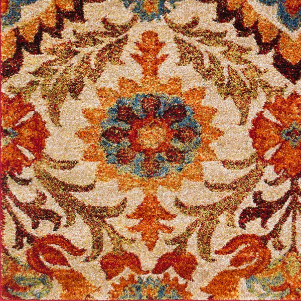 Livabliss Serapi Medallion Area Rug Persian Tribal Style Polypropylene Weave for Living Room SRP1016-93126