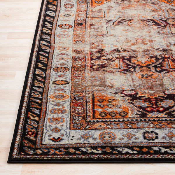 Livabliss Serapi Medallion Persian Area Rug Machine Woven Polypropylene for Living Dining Rooms SRP1018-93126