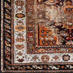 Livabliss Serapi Medallion Persian Area Rug Machine Woven Polypropylene for Living Dining Rooms SRP1018-93126