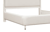 Grace Upholstered King Bed White with Opulent Opal Finish P377-BR-K3 Pulaski Furniture