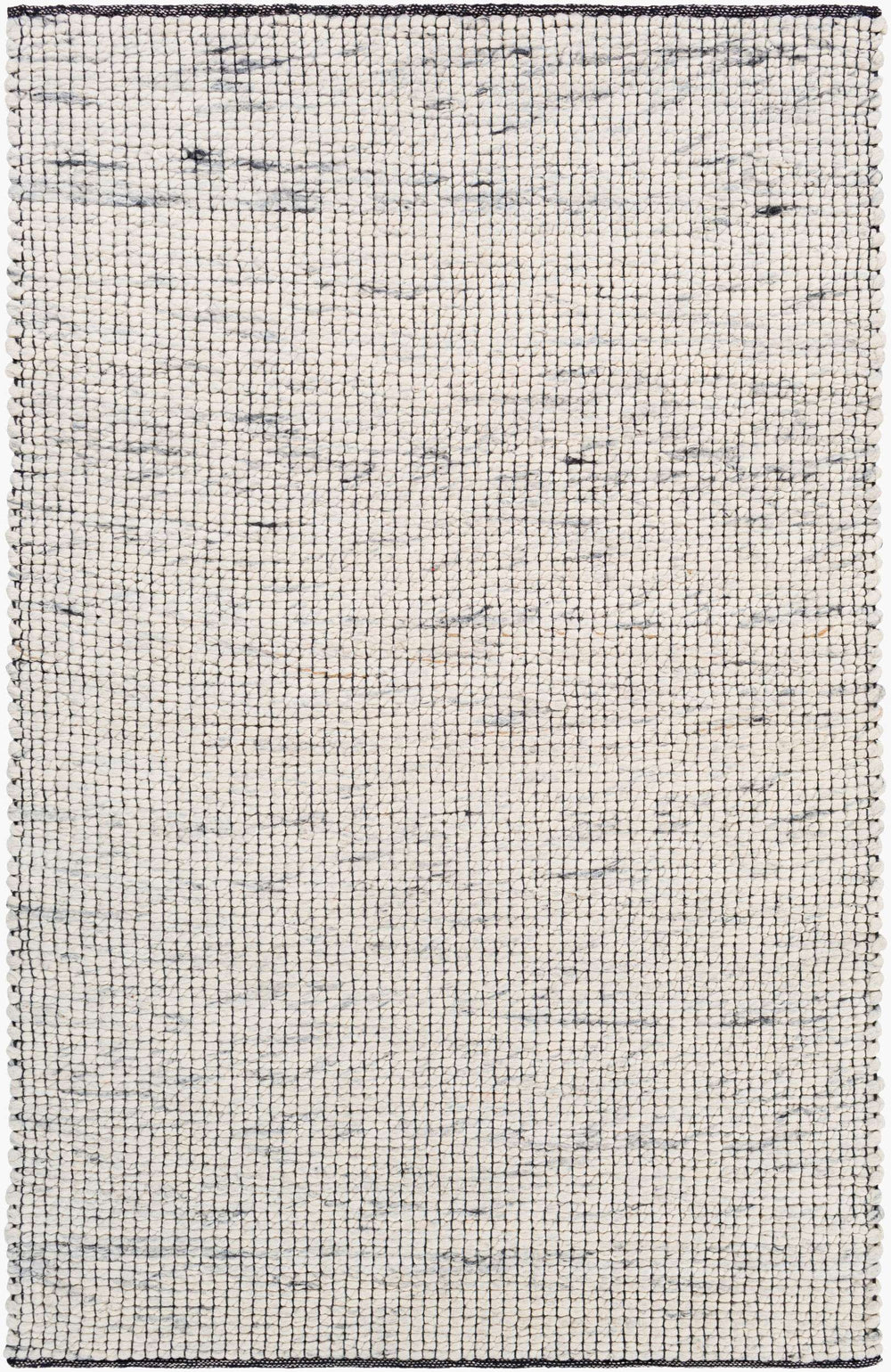 Surya Sierra Srr-2301 2' X 3' Handmade Rug – Minimalist Modern Design For Style And Comfort In Your Home Cream Cotton,Polyester,Wool Srr2301-23