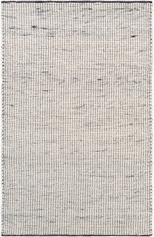 Surya Sierra Srr-2301 2' X 3' Handmade Rug – Minimalist Modern Design For Style And Comfort In Your Home Cream Cotton,Polyester,Wool Srr2301-23