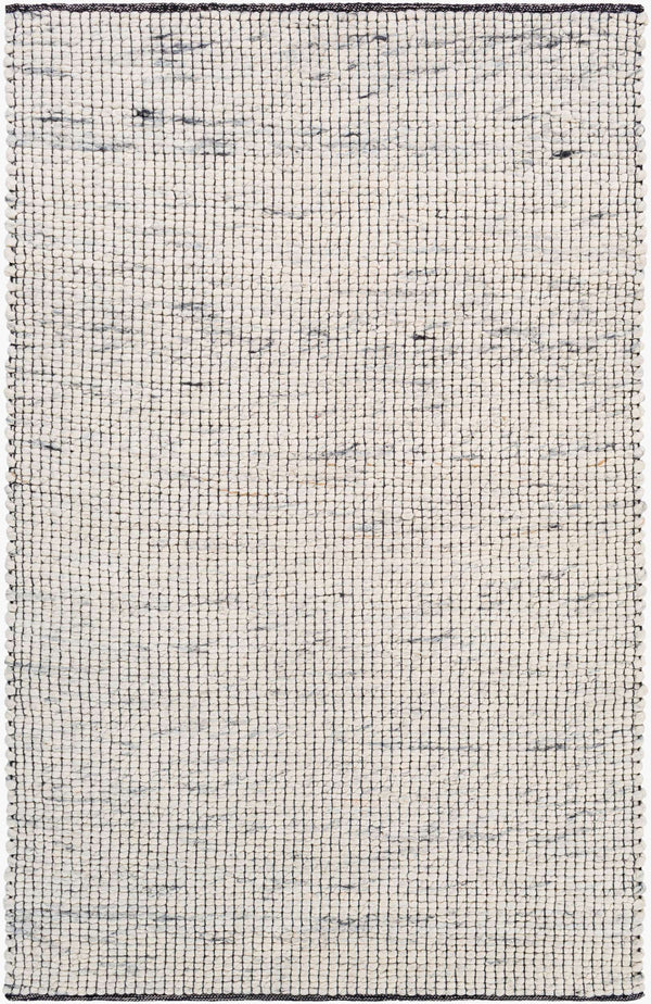 Surya Sierra Srr-2301 2' X 3' Handmade Rug – Minimalist Modern Design For Style And Comfort In Your Home Cream Cotton,Polyester,Wool Srr2301-23