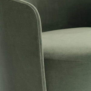 Bernhardt Bernhardt Crosby Upholstered Swivel Accent Chair with Deep Cushioning and Shelter Arms L123SO