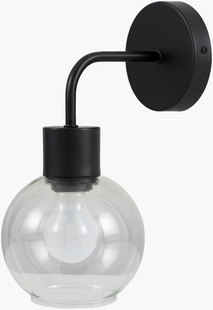 Livabliss Silverton Metal and Glass Wall Sconce Traditional Ambient Light for Hallway Bedroom SRT-002