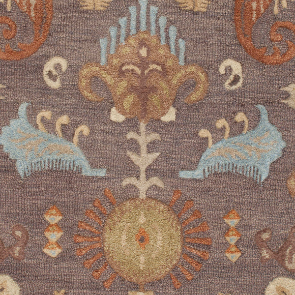 Surya Sprout 8' X 11' Handmade Low Pile Rug - Durable, Chemical-free, Modern Decor For Your Home Medium Gray Wool,Viscose Srt2005-811