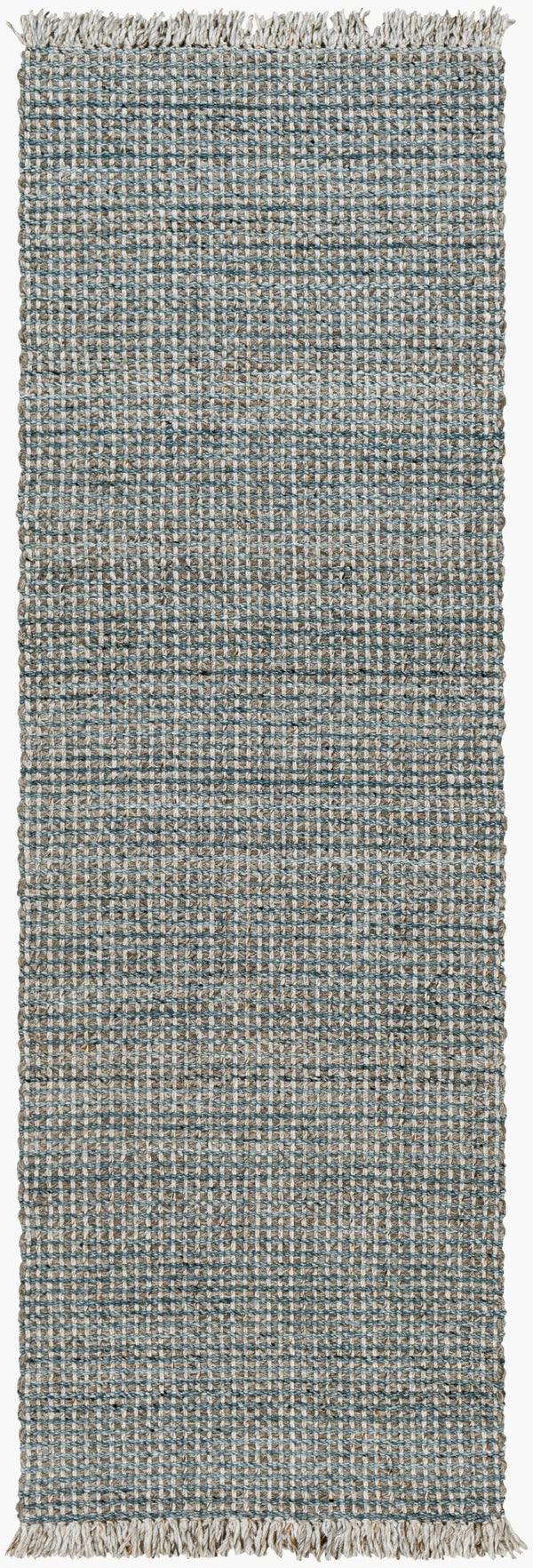 Surya Sara 10' X 14' Handmade Area Rug - Elegant, Durable, Eco-friendly Design With Stylish Fringe Detail Light Slate Recycled Pet Yarn Sru2300-268