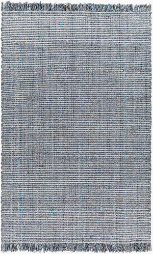 Surya Sara 10' X 14' Handmade Area Rug - Elegant, Durable, Eco-friendly Design With Stylish Fringe Detail Light Slate Recycled Pet Yarn Sru2301-576