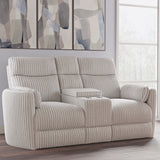 Parker House Radius - Mega Ivory Power Reclining Sofa And Loveseat Off White 100% Polyester (S) Mrad-32p-mgiv