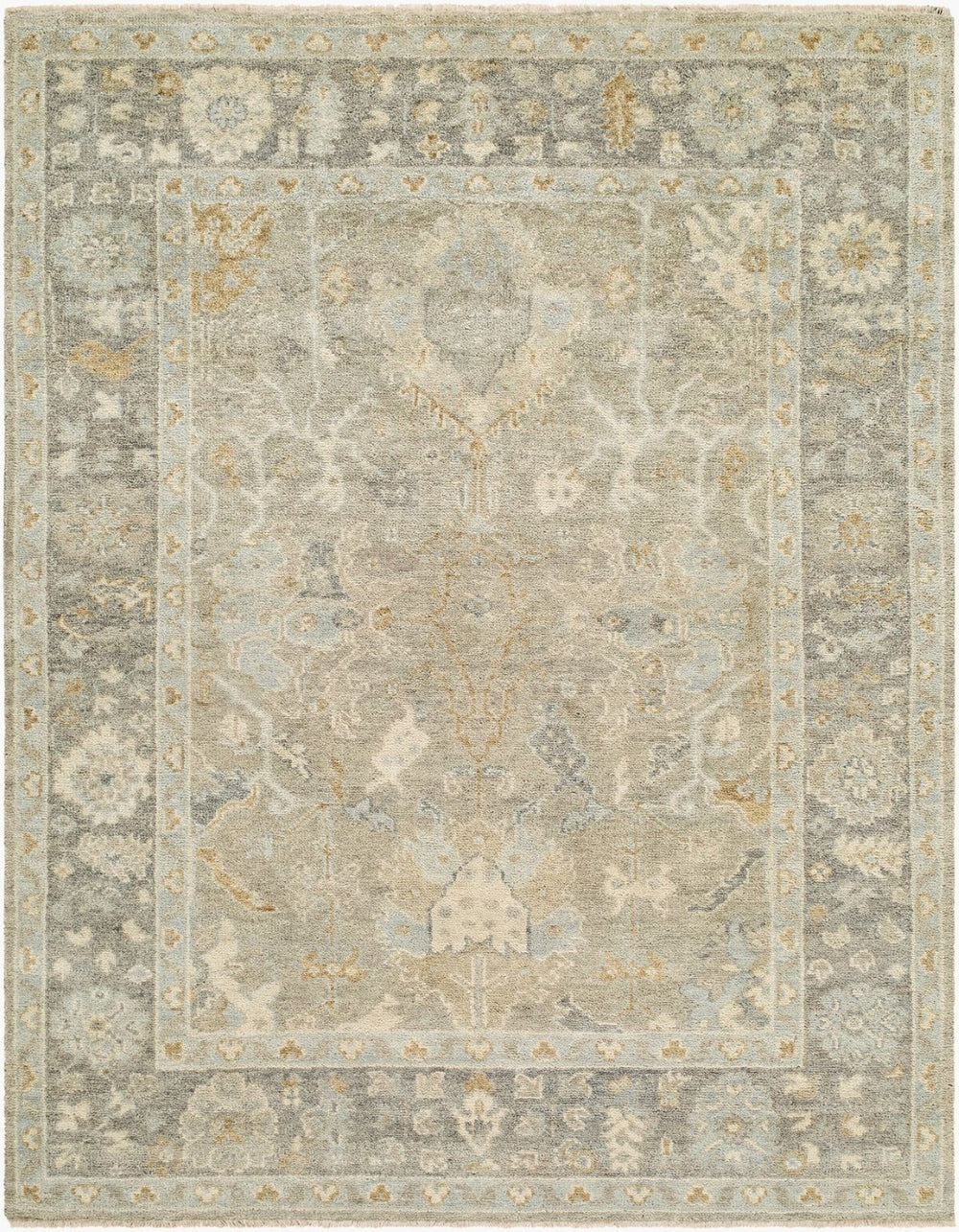 Surya Sakarya Hand-knotted Wool Accent Rug with Fringe for Entryway or Bedside Decor 8' x 10' Rectangle SRY2304-810