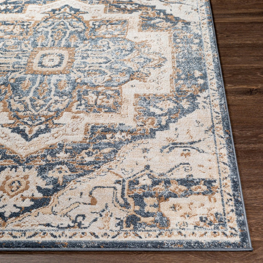 Livabliss St Tropez Machine Woven Polypropylene Area Rug Medallion Style for Living Rooms SRZ2303-6692