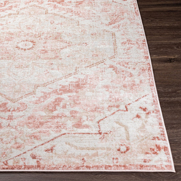 Livabliss St Tropez Traditional Runner Rug Polypropylene Hallway Accent with Medium Pile Pale Pink, Plum 2'7" x 10' SRZ2315-2710