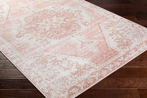 Livabliss St Tropez Traditional Runner Rug Turkey Woven Polypropylene Hallway Entryway Accent Pale Pink, Plum 9'2" x 12' SRZ2317-9212