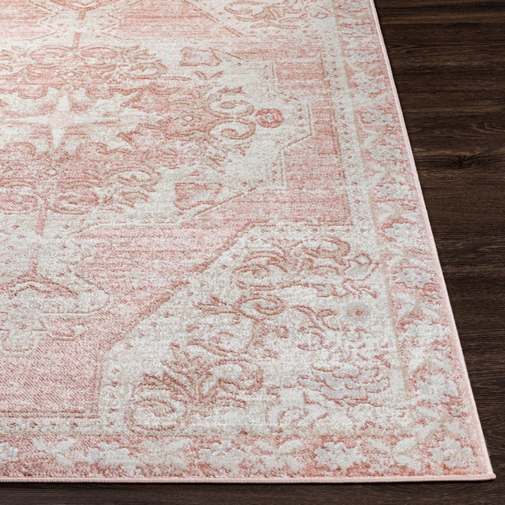 Livabliss St Tropez Traditional Runner Rug Turkey Woven Polypropylene Hallway Entryway Accent Pale Pink, Plum 9'2" x 12' SRZ2317-9212