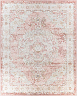Livabliss St Tropez Traditional Runner Rug Polypropylene Hallway Accent Turkish Woven Plum, Pale Pink 7'10" x 9'6" SRZ2321-7996