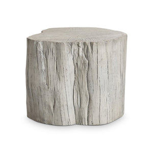 Bernhardt Bernhardt Bois Faux Wood Resin Cocktail Table Sculpted Tree Trunk Living Room Accent 20" 581012
