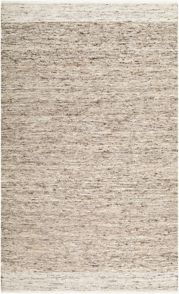 Livabliss Simplon Handwoven Wool Area Rug Country Cottage Style Low Pile Artisan Accent Stone Gray, Ta 9' x 12' SSN2300-912